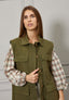 Cappotto smanicato sahariano