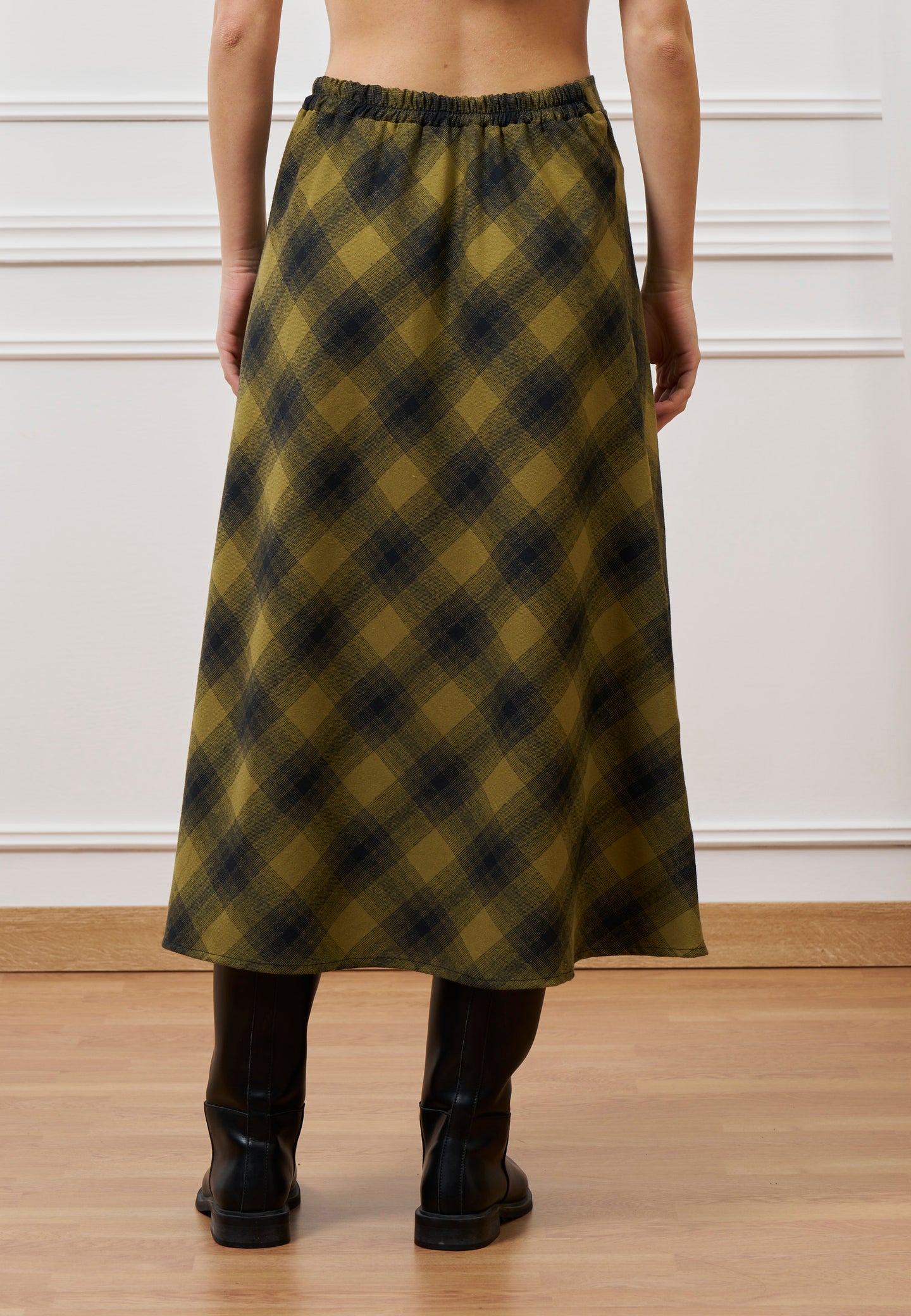 Gonna midi sbieca quadri