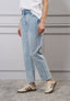 Jeans dritto vita alta