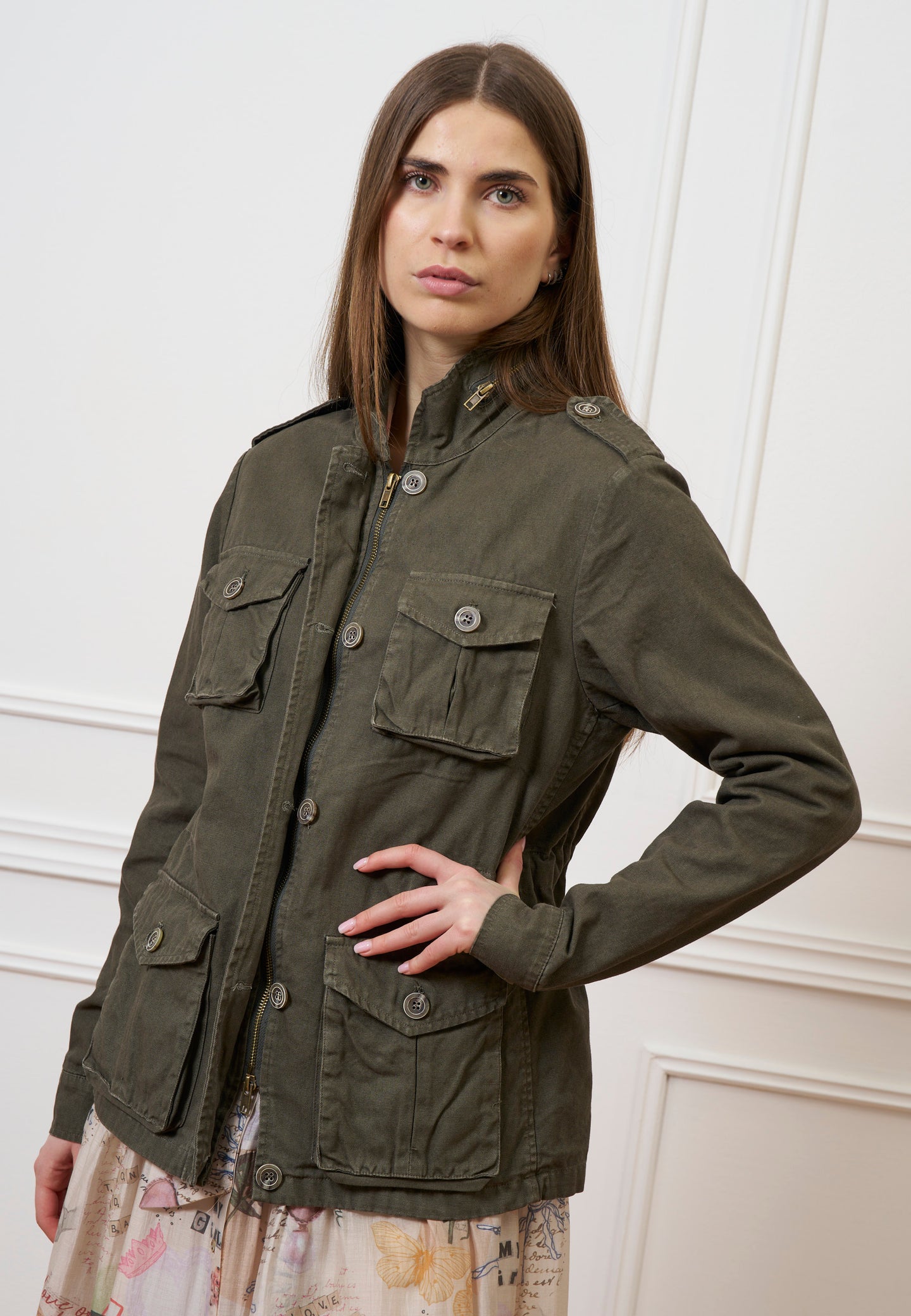 Giacca sahariana quattro tasche - MILITARE