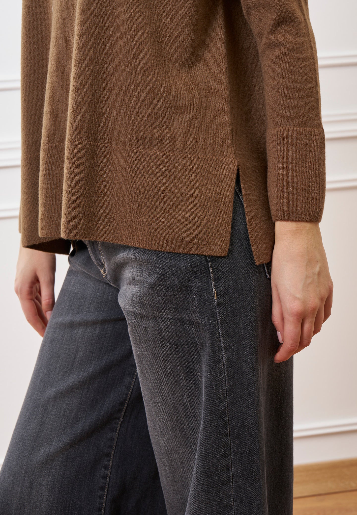 Maglia con maniche raglan in lana