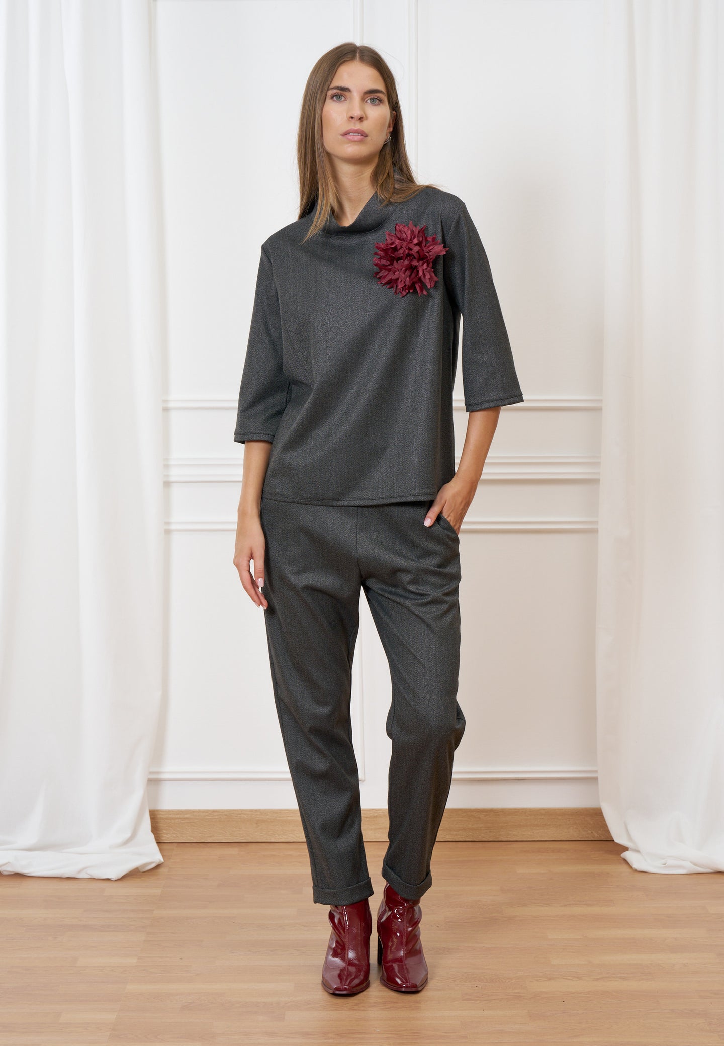 Maglia con maniche tre quarti