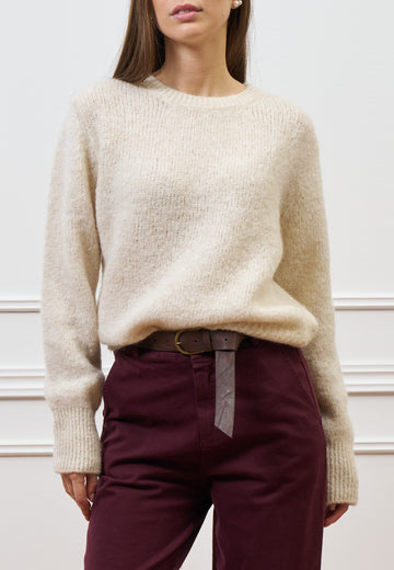 Maglia girocollo in mohair