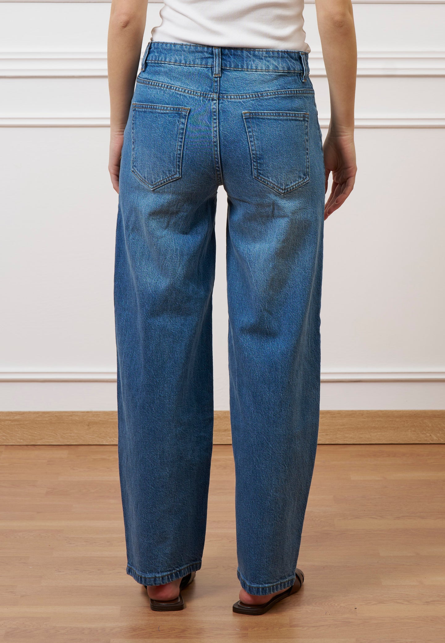 Jeans balloon con vita alta - JEANS