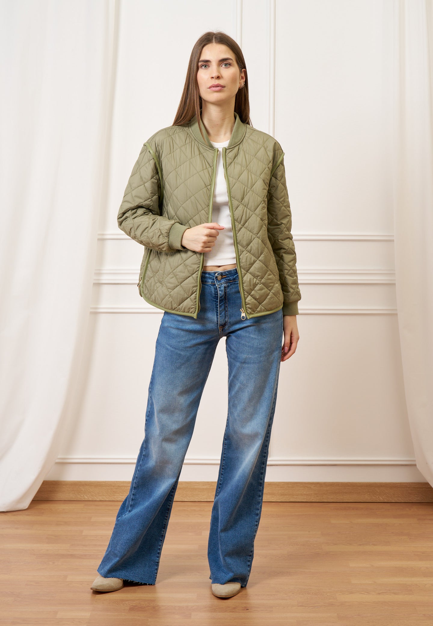 Jeans con fondo taglio vivo - JEANS