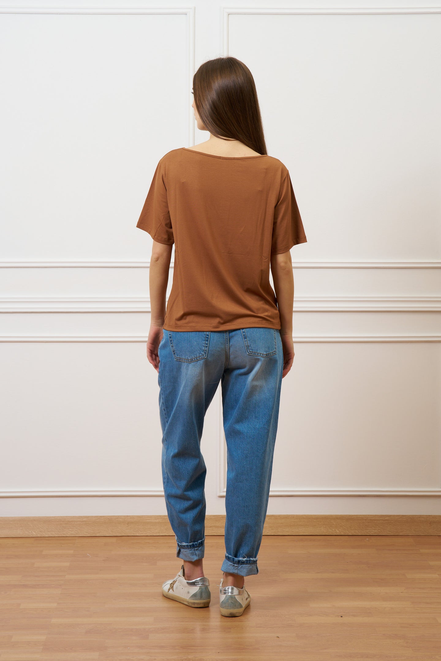 Jeans balloon con rotture sul fondo - JEANS