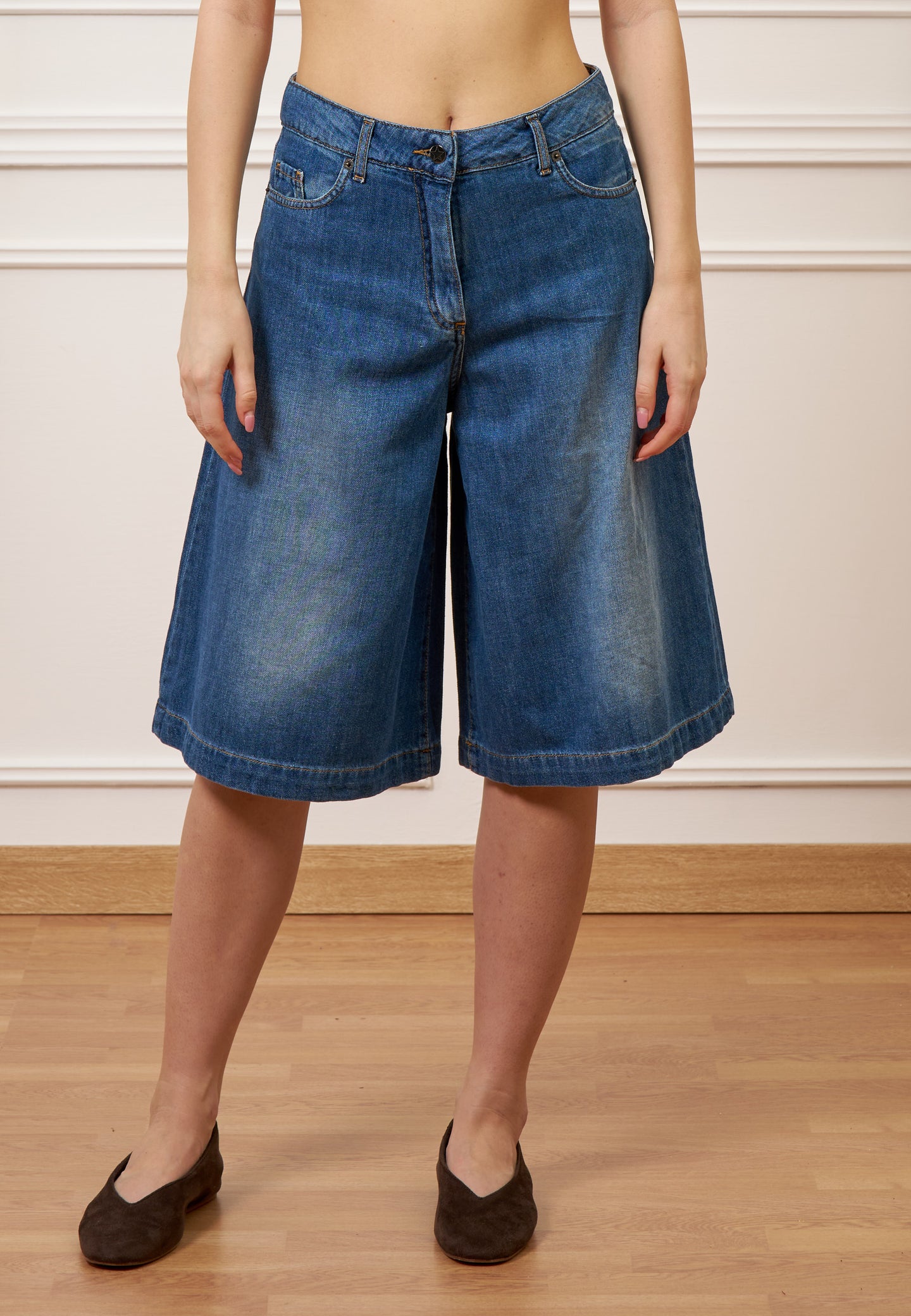 Bermuda ampio in jeans - JEANS