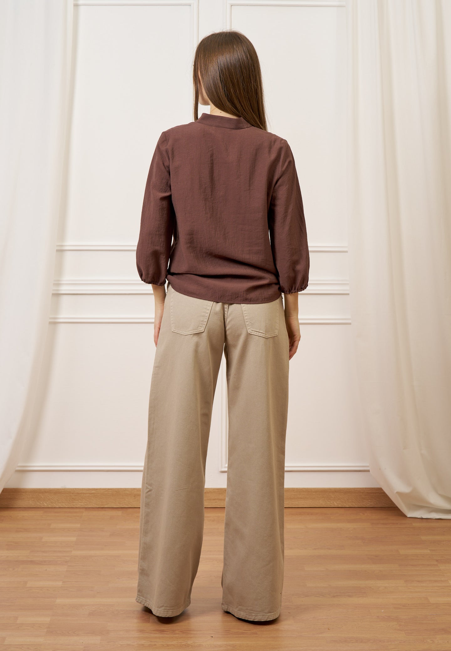 Pantalone ampio in cotone