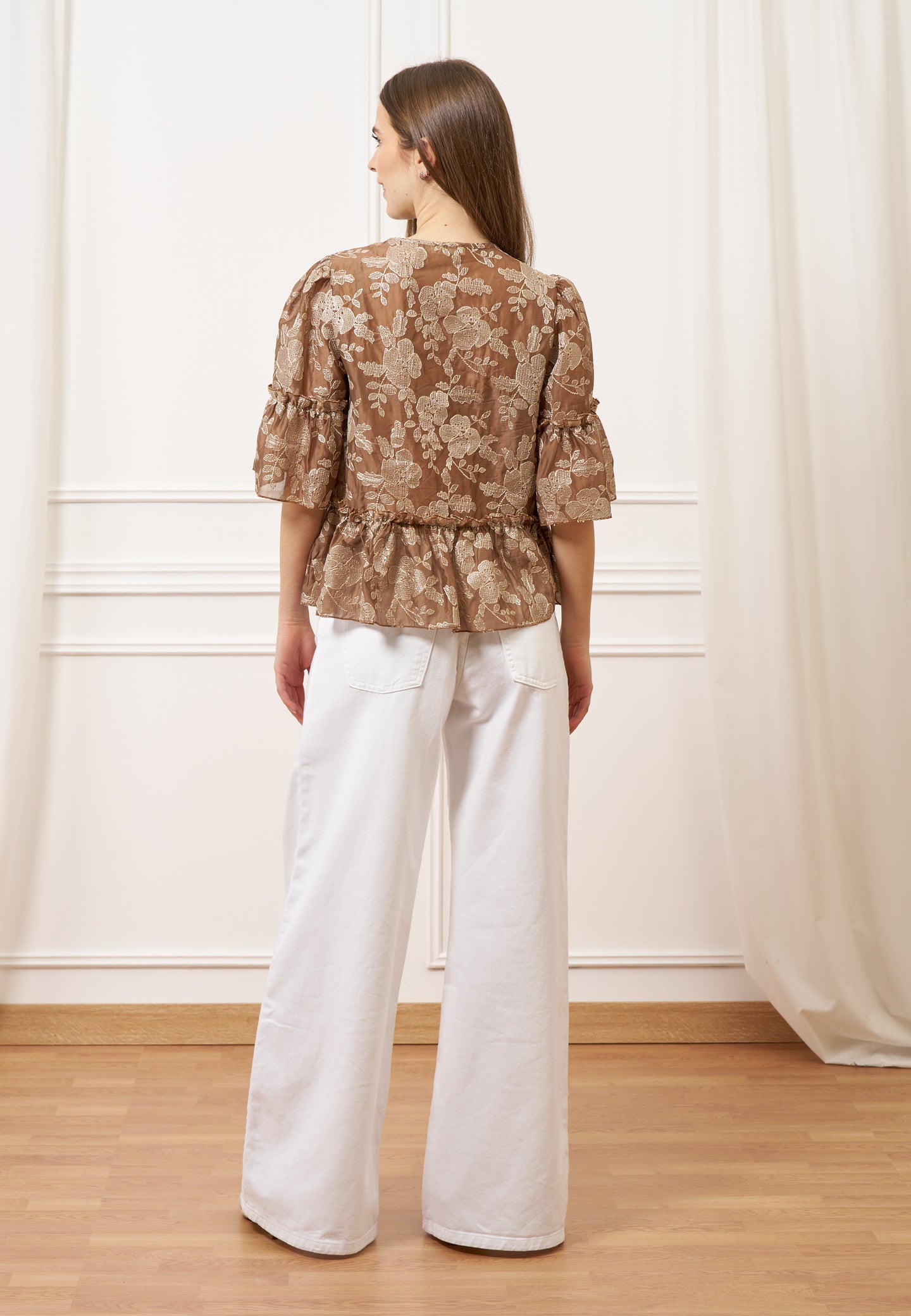 Pantalone ampio in cotone