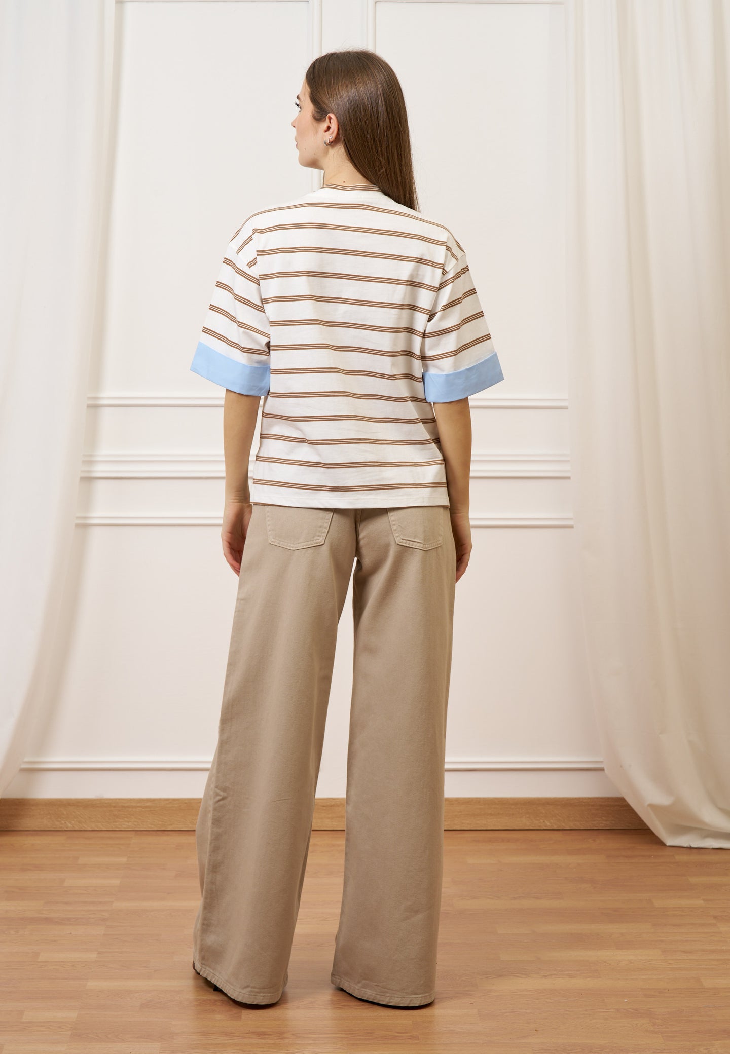 Pantalone ampio in cotone