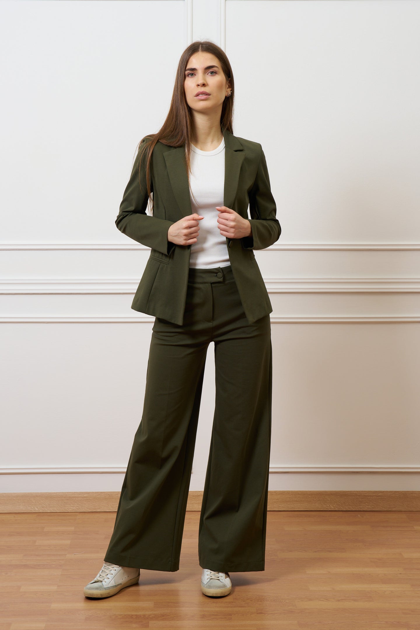 Pantalone a palazzo in punto milano - MILITARE