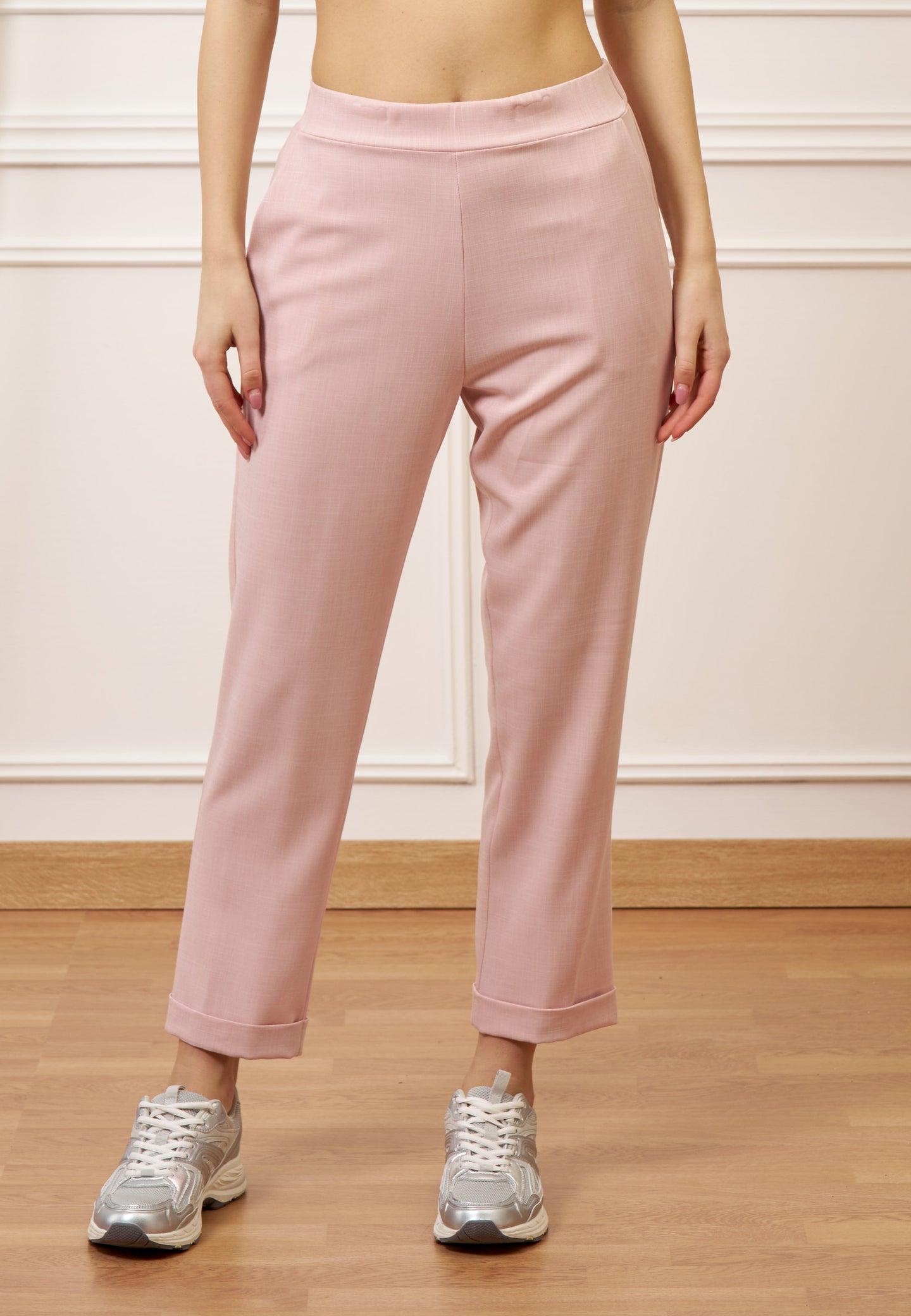 Pantalone dritto con risvolto - CIPRIA