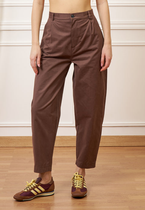 Pantalone balloon con pinces