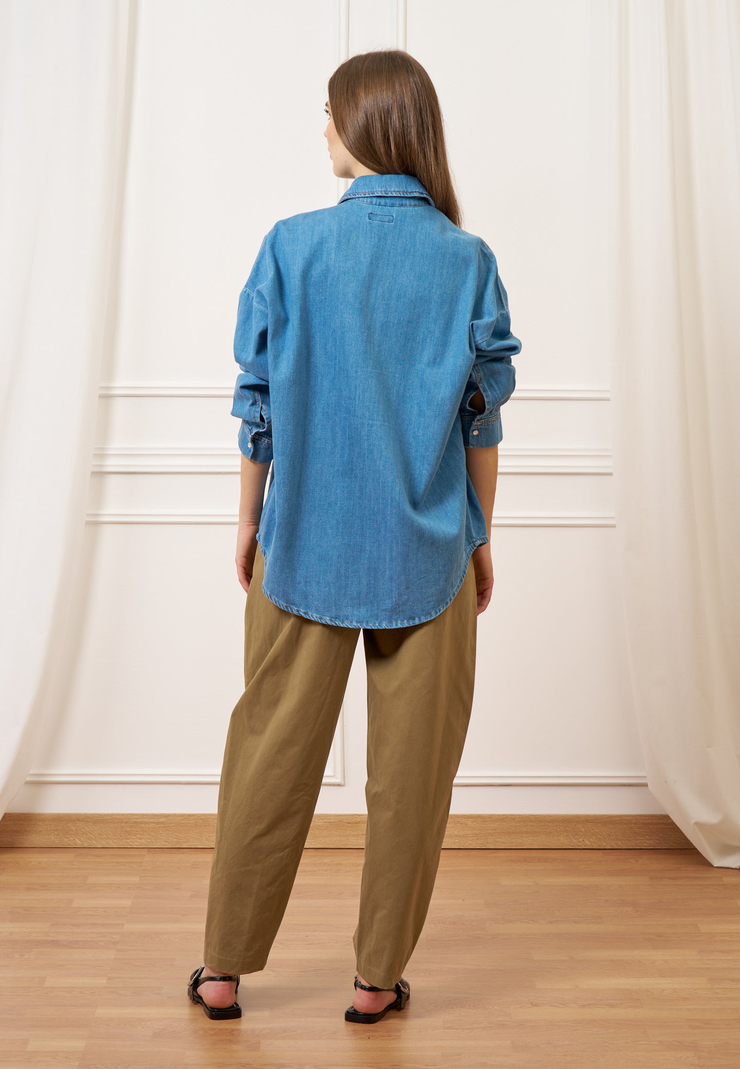 Pantalone balloon con pinces - FANGO