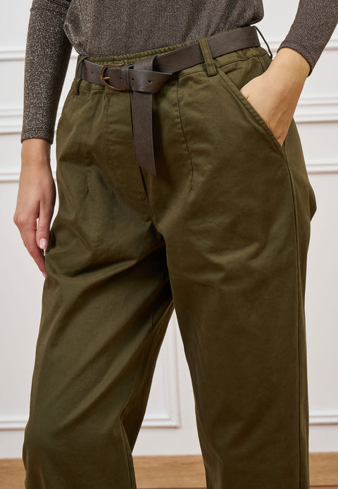 Pantalone balloon vita alta