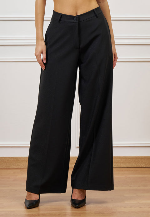 Pantalone dritto con lurex