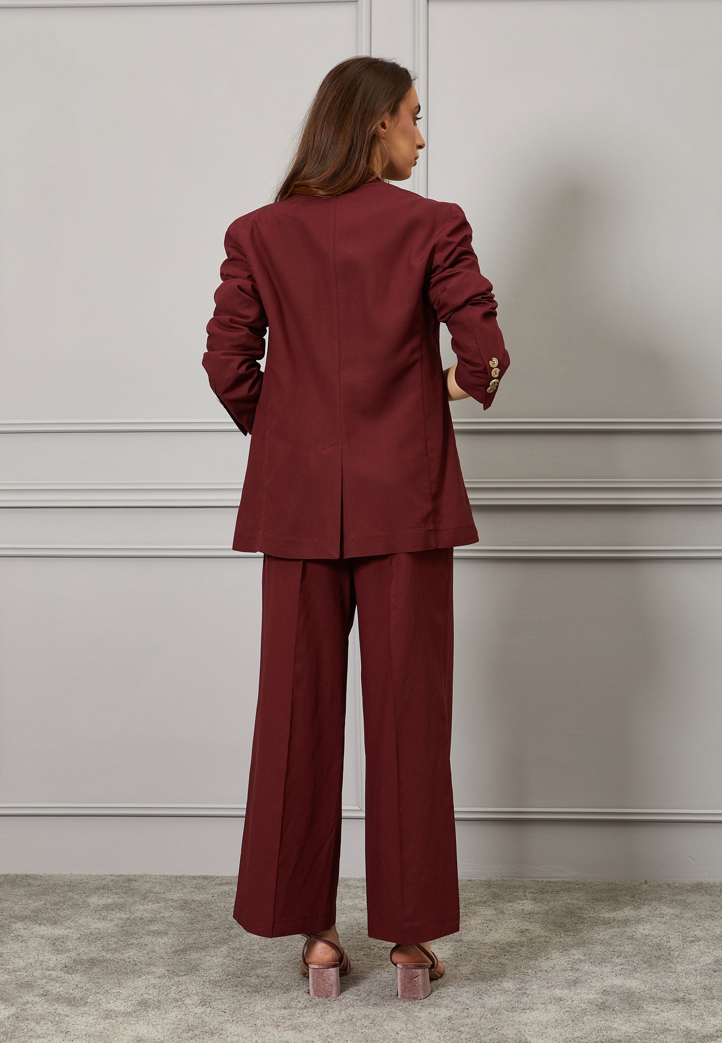 Pantalone gamba ampia