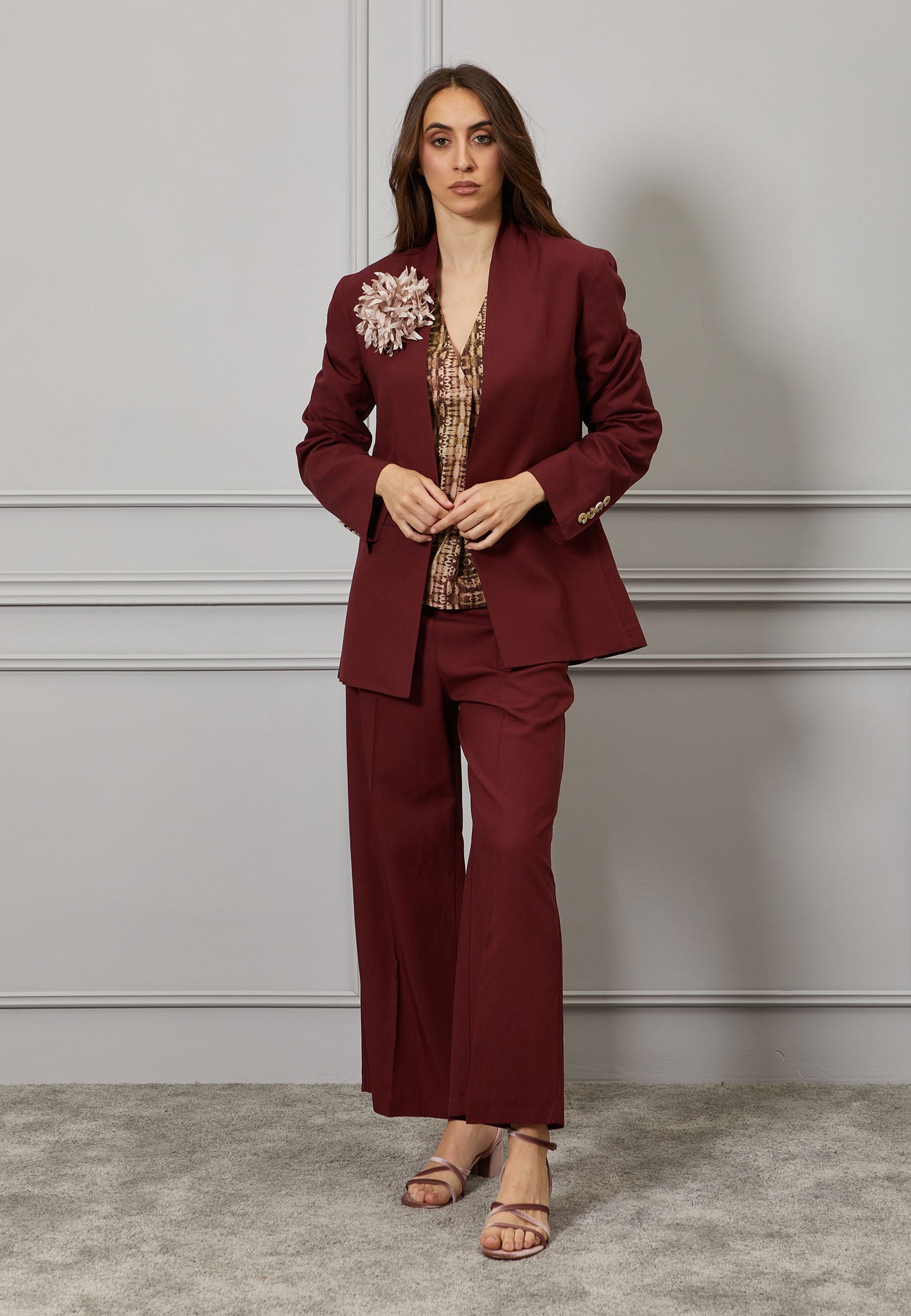 Pantalone gamba ampia