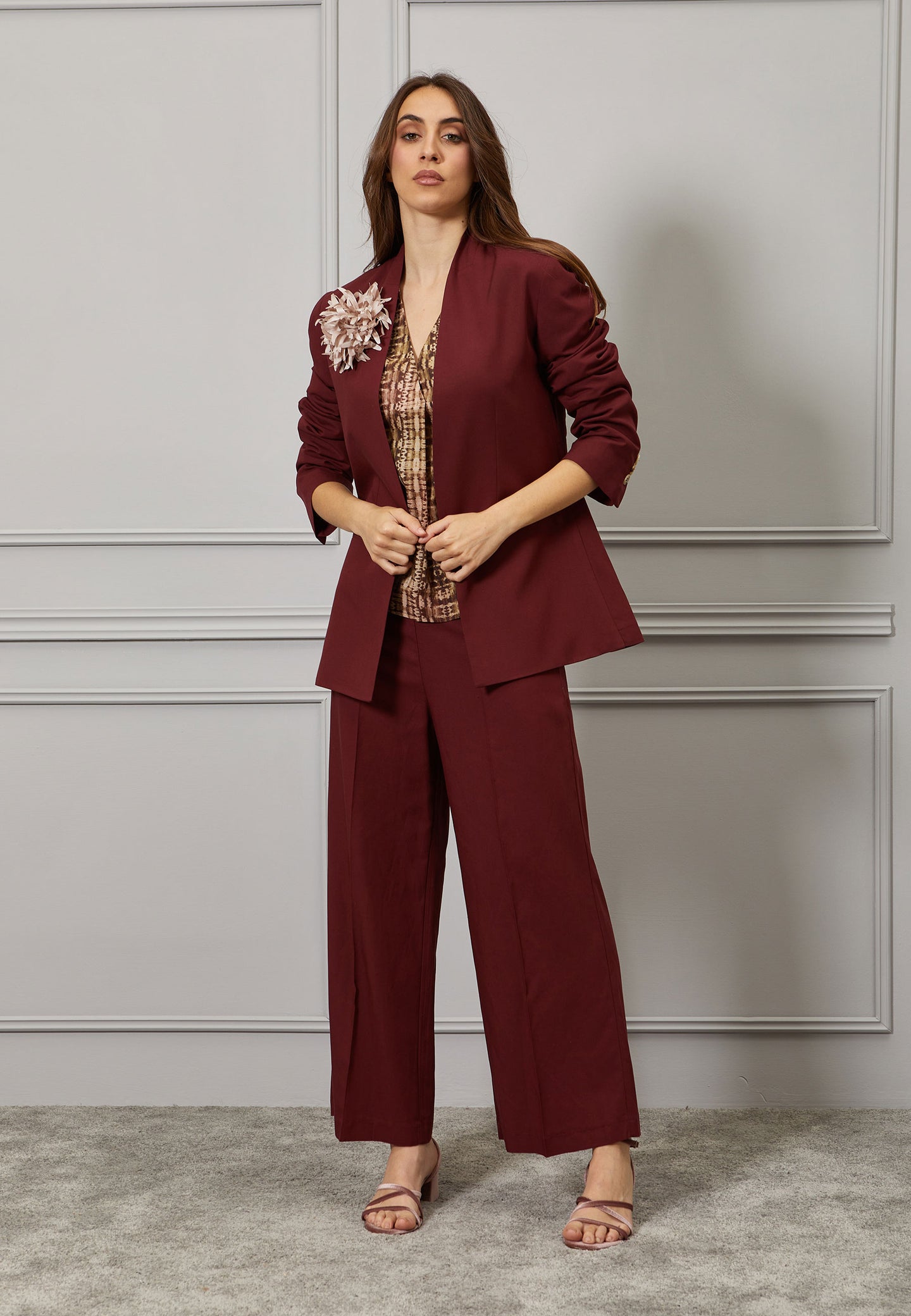 Pantalone gamba ampia