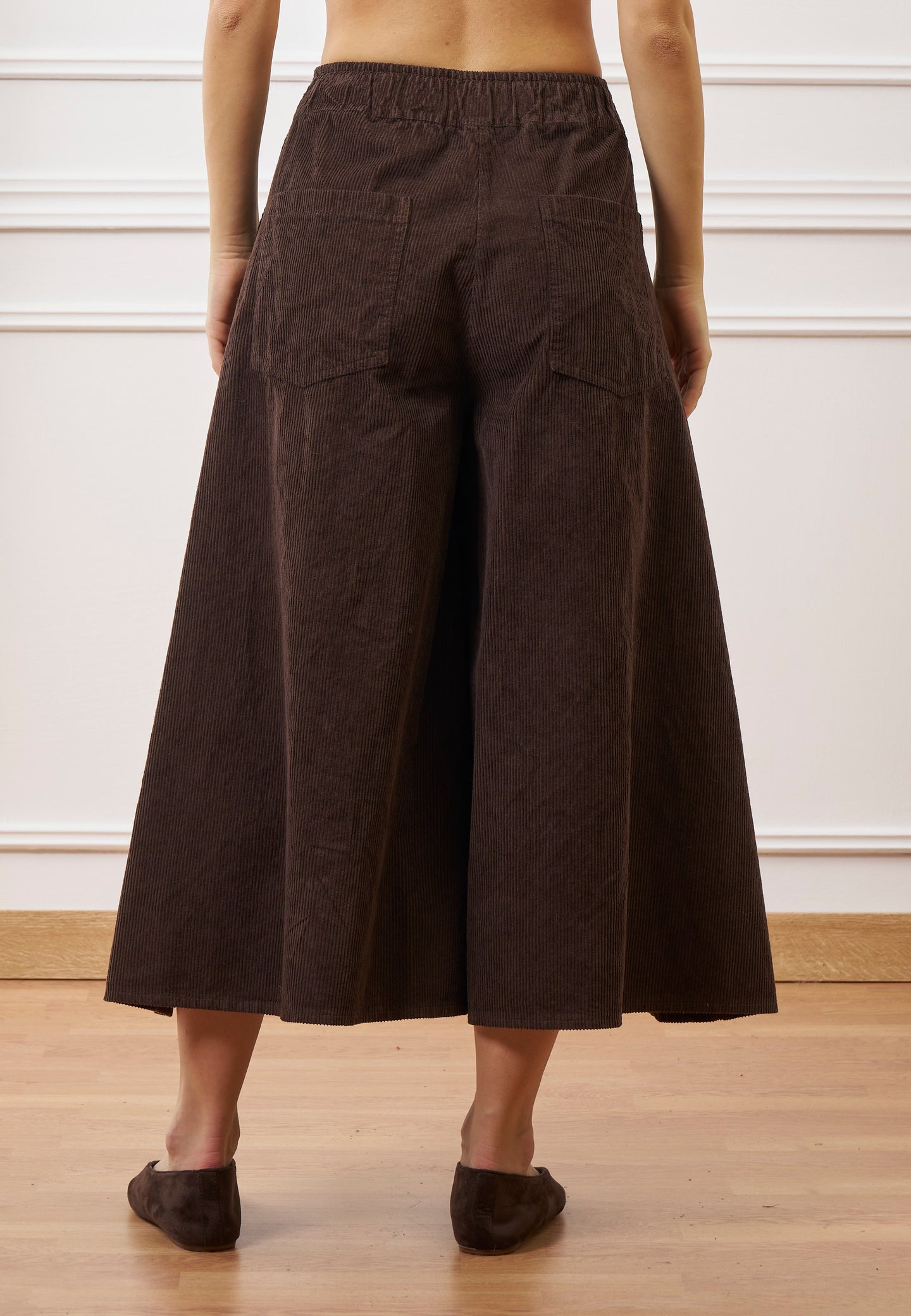 Pantalone gonna in velluto a coste