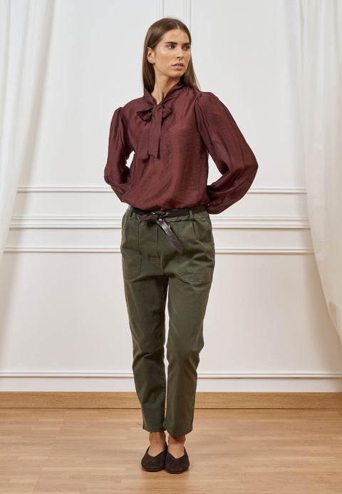 Pantalone jogger con cintura