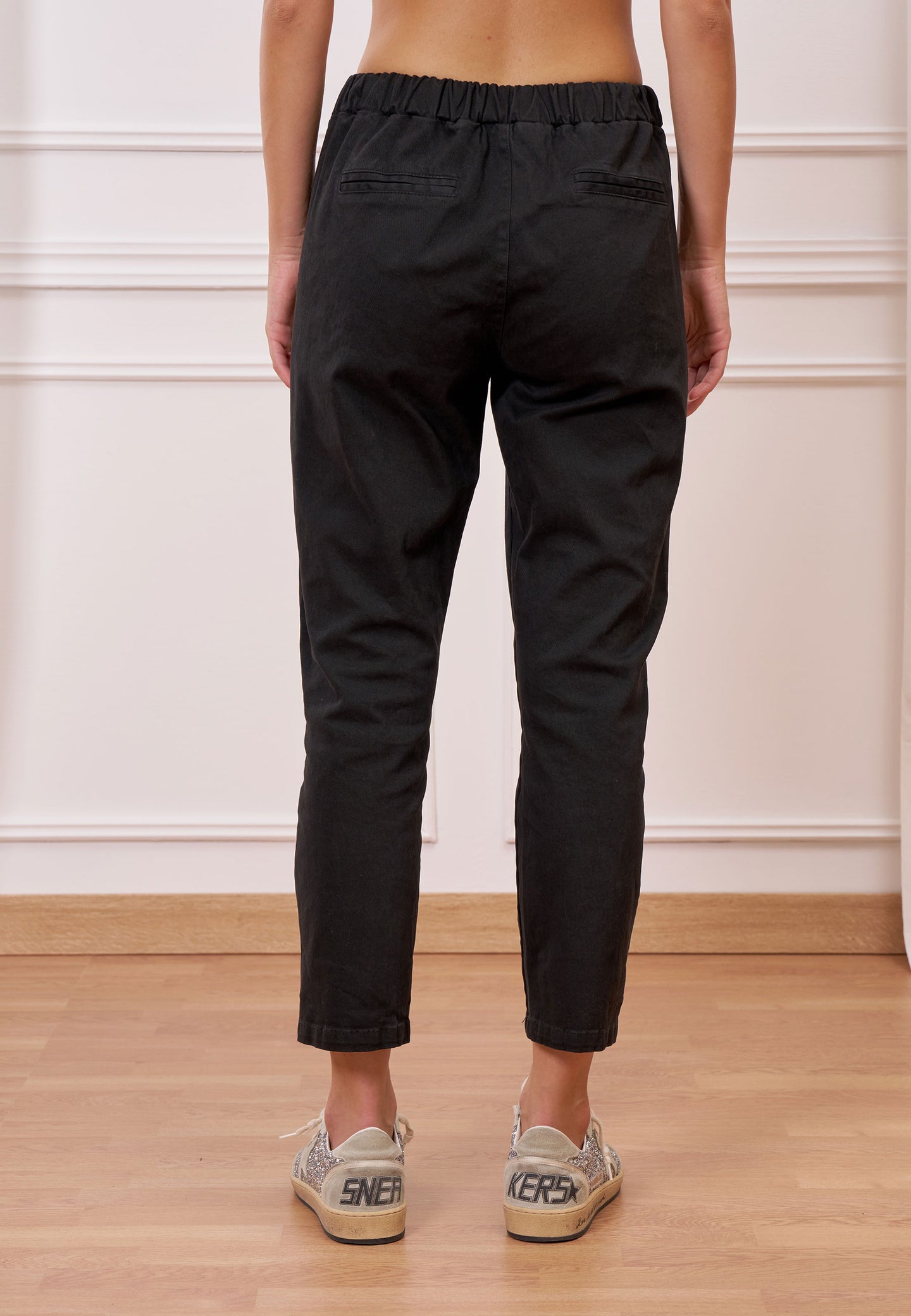 Pantalone jogging elastico retro