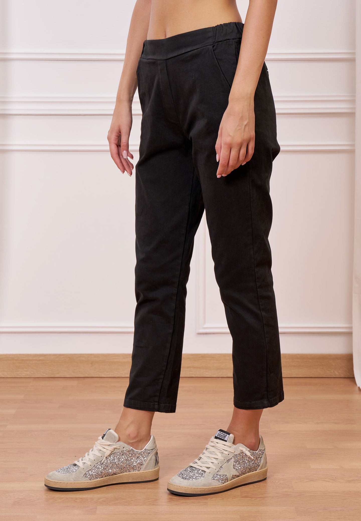 Pantalone jogging elastico retro