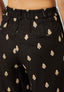 Pantalone lino ricamato