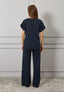 Pantalone lungo misto lino