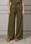 Pantalone lungo misto lino