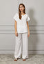 Pantalone lungo misto lino
