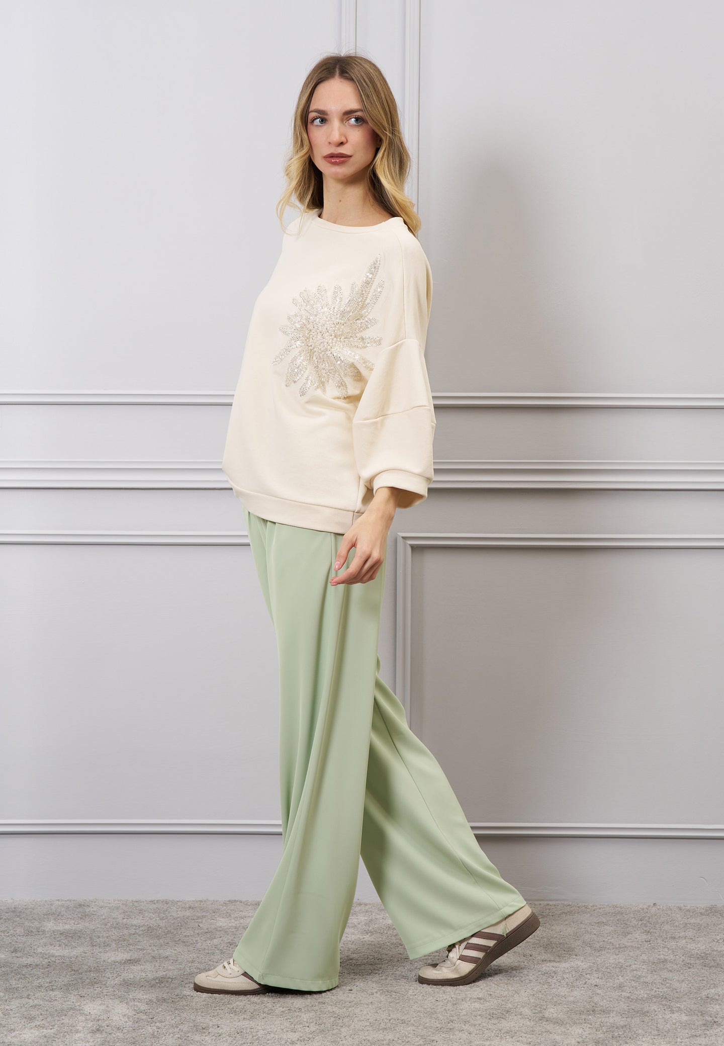 Pantalone morbido elastico vita