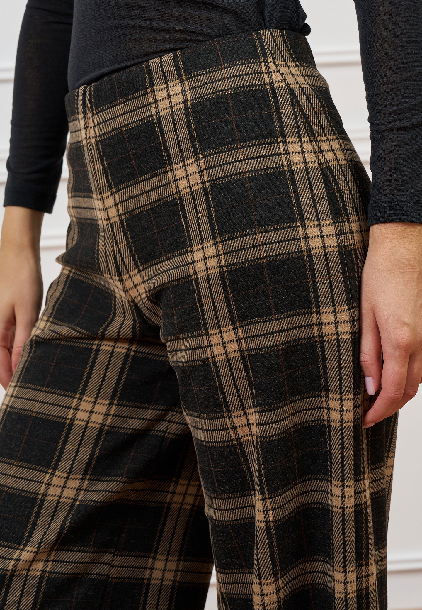 Pantalone palazzo a quadri