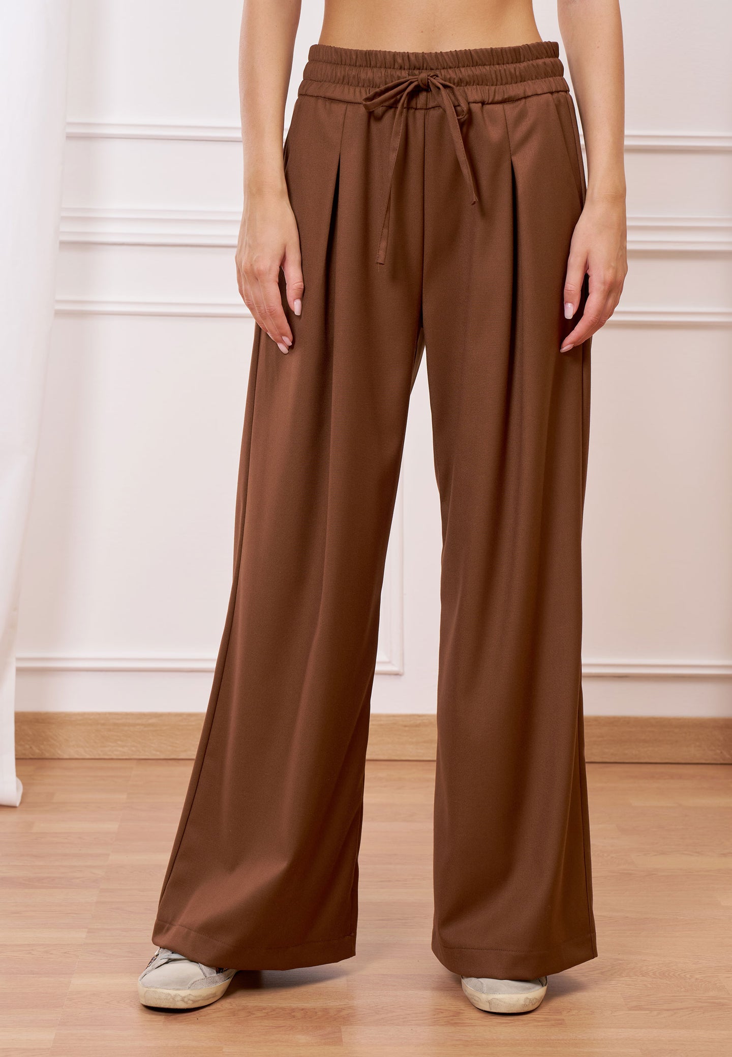 Pantalone palazzo con coulisse