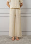 Pantalone palazzo in lino