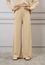 Pantalone palazzo in maglia