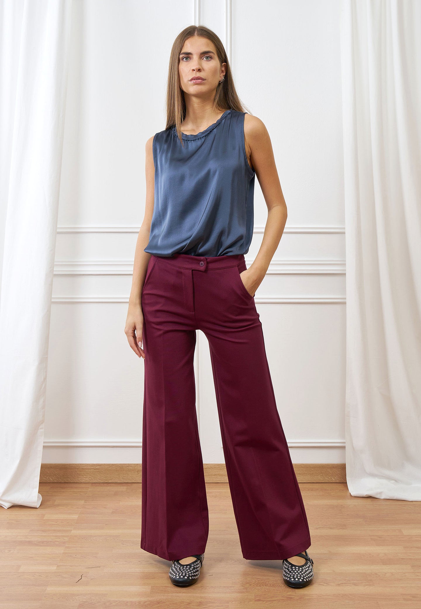 Pantalone palazzo in punto milano