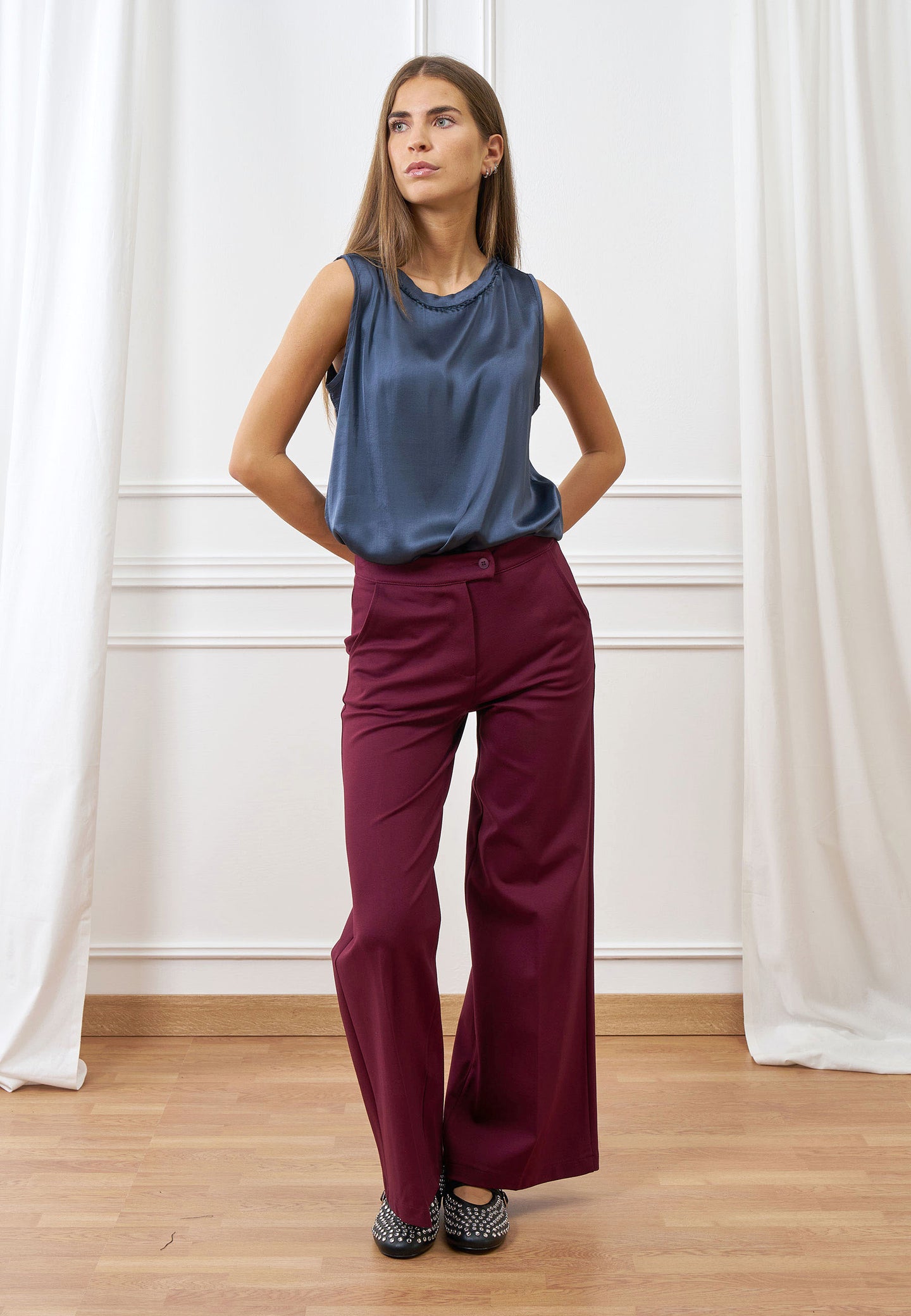 Pantalone palazzo in punto milano