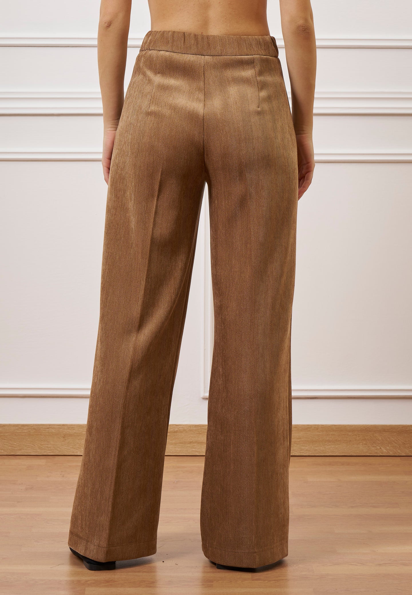 Pantalone palazzo in velluto