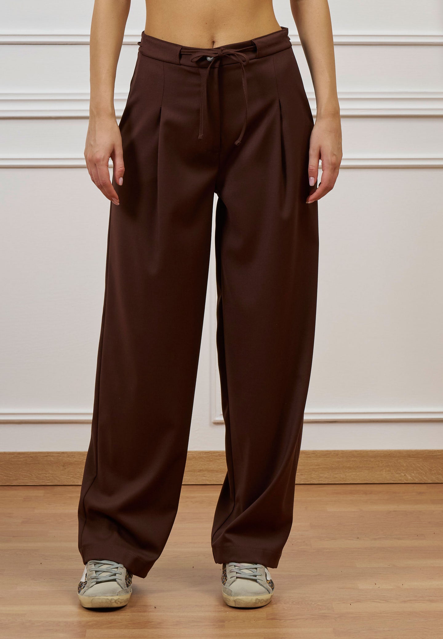 Pantalone palazzo laccio vita