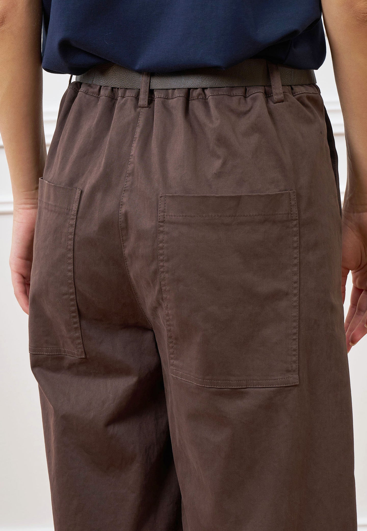 Pantalone palazzo con cintura