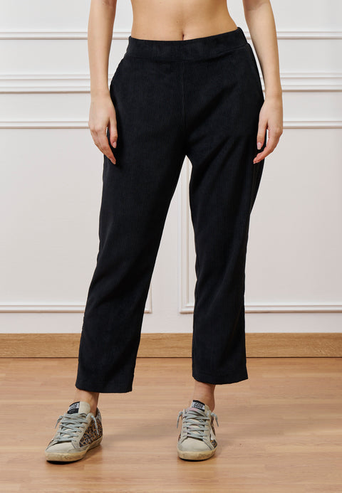 Pantalone sigaretta velluto