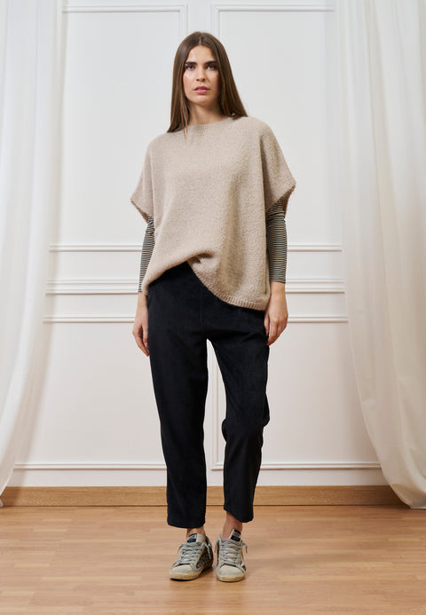 Pantalone sigaretta velluto