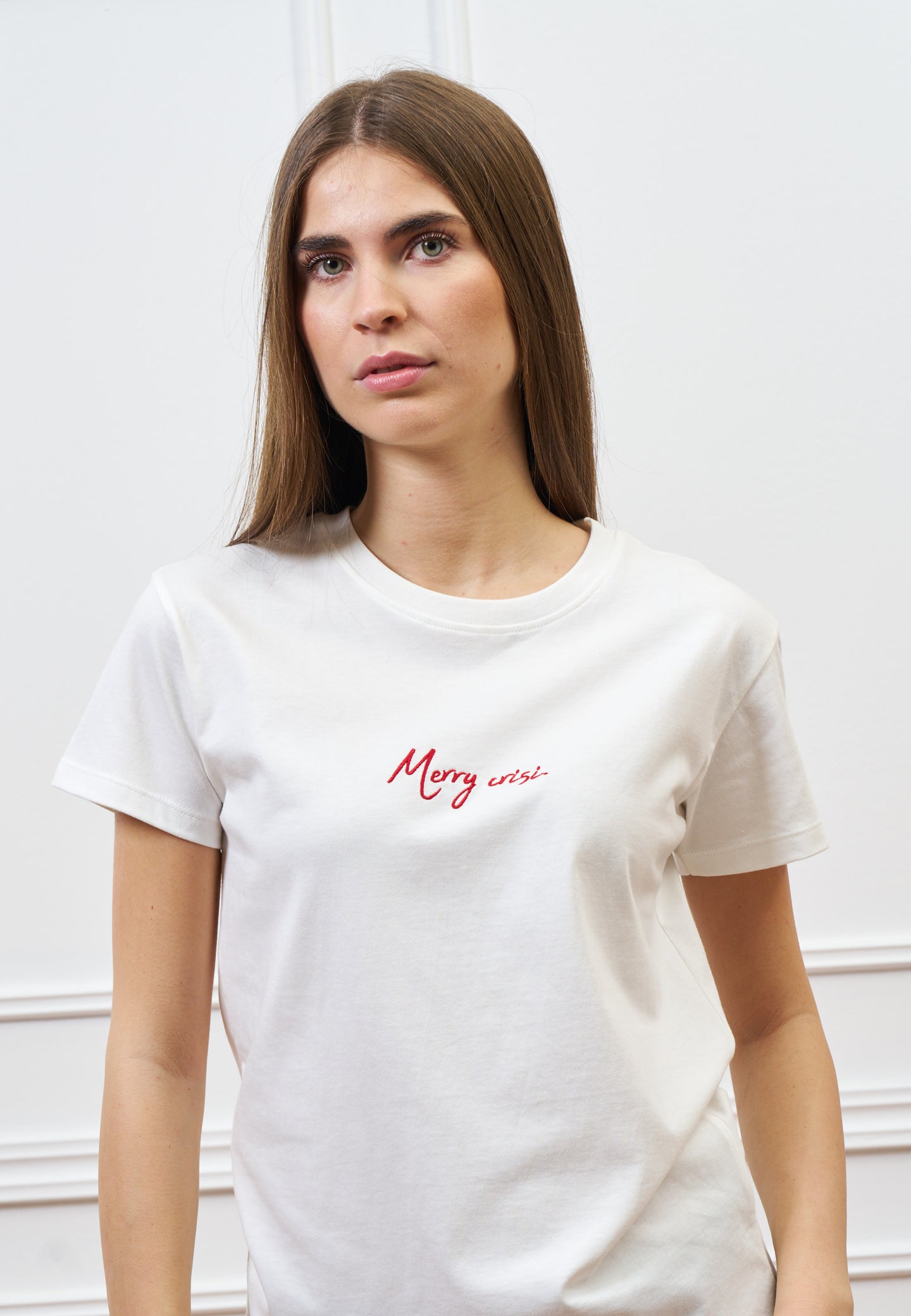T-shirt “Merry crisi”
