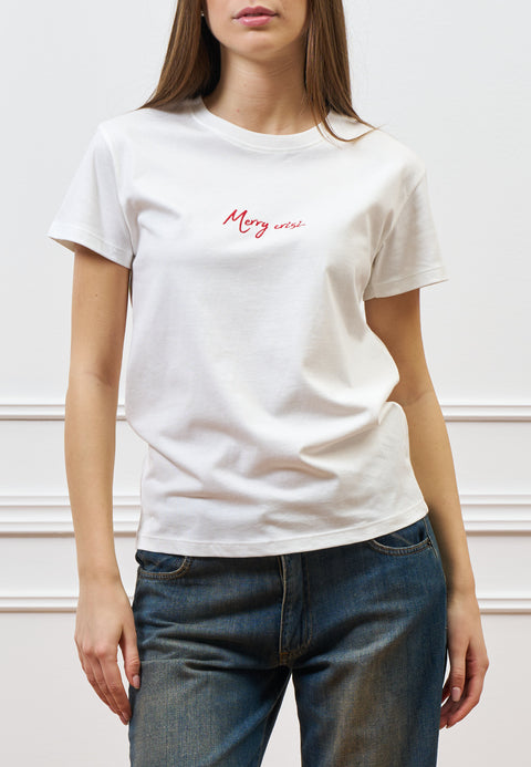 T-shirt “Merry crisi”