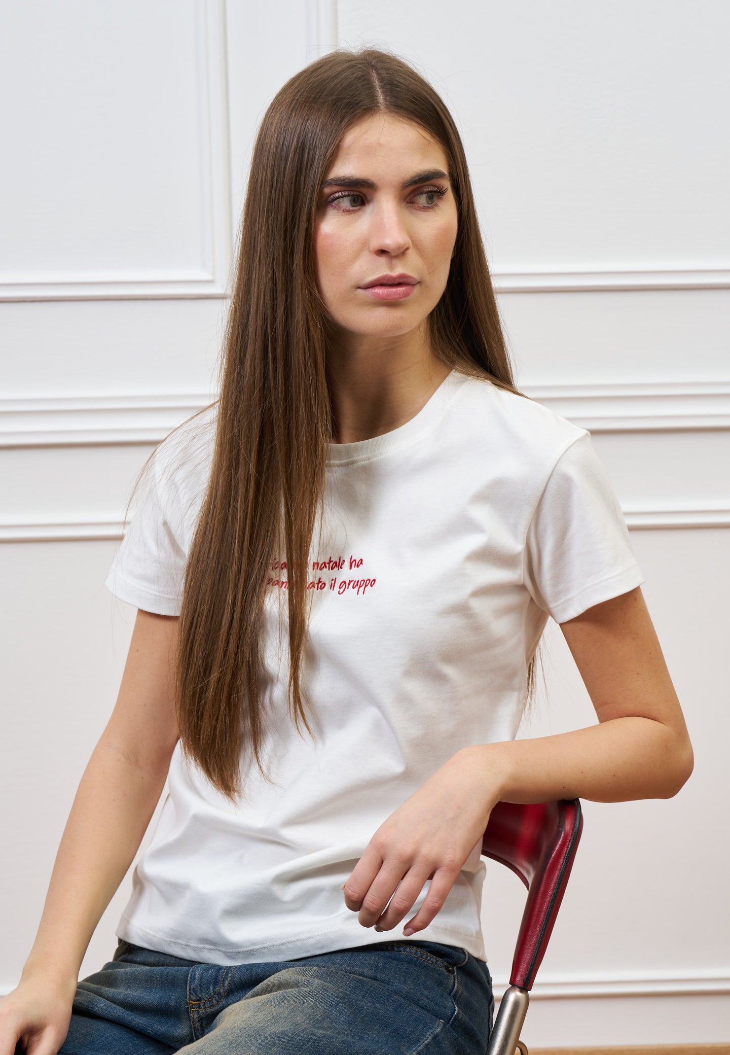 T-shirt “babbo natale ha abbandonato...”