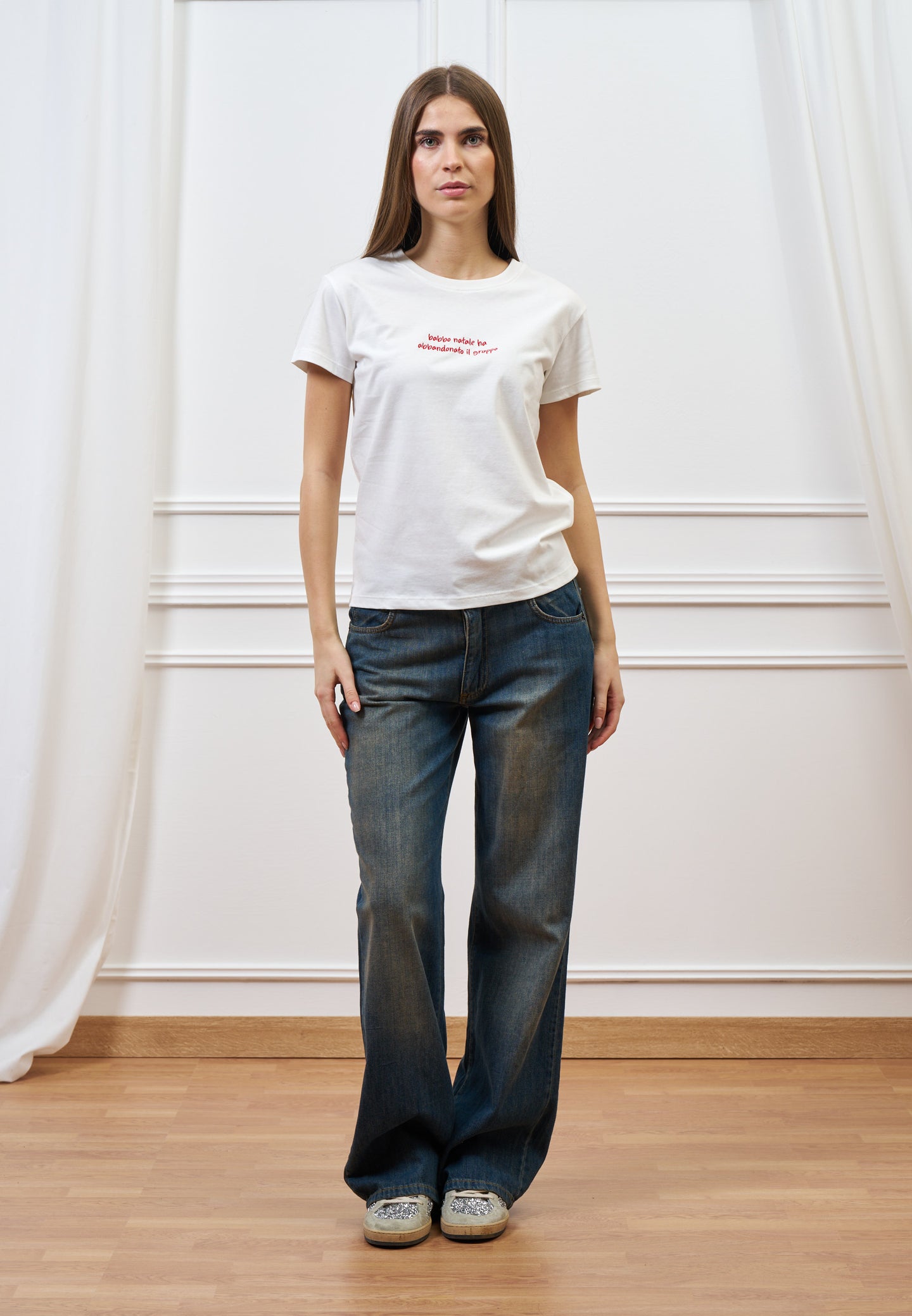 T-shirt “babbo natale ha abbandonato...”