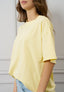 T-shirt ampia basica girocollo