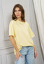 T-shirt ampia basica girocollo