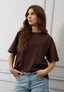 T-shirt ampia basica girocollo